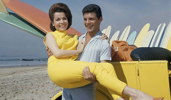 Annette Funicello and Frankie Avalon